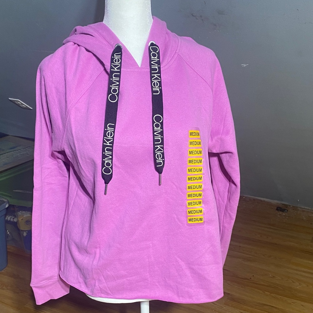Calvin Klein Magenta Hoodie